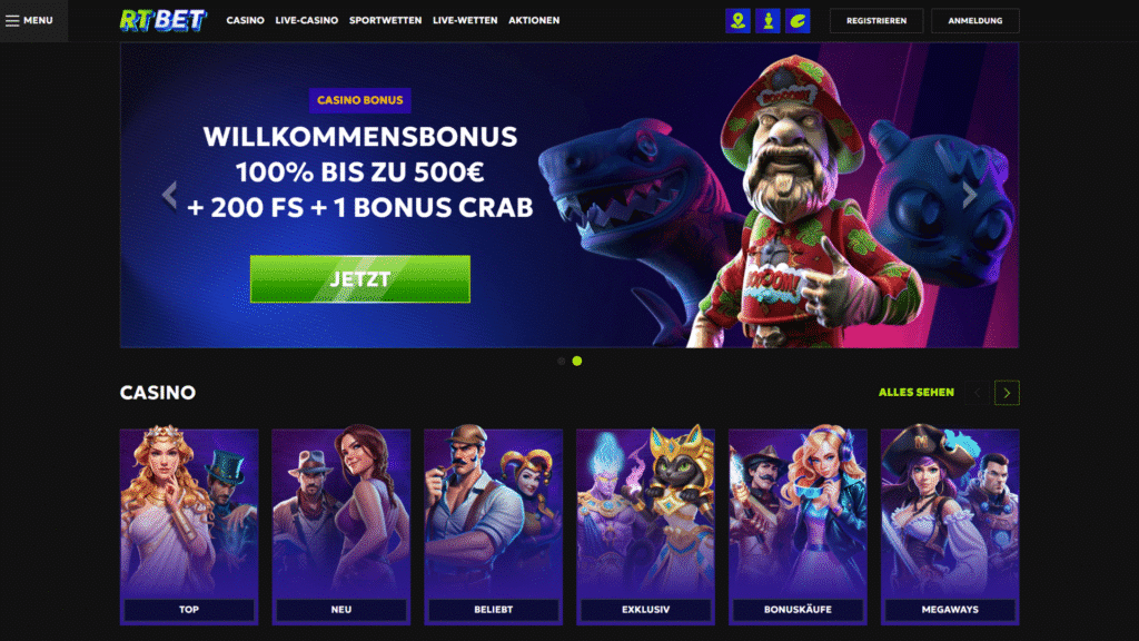 rtbet casino wallpaper deutsch 1