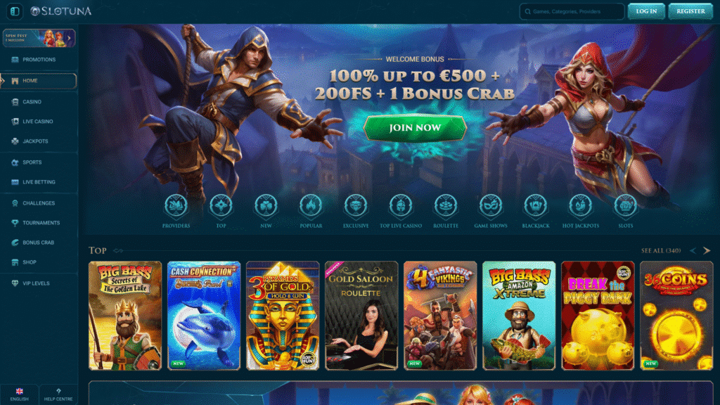 slotuna casino wallpaper